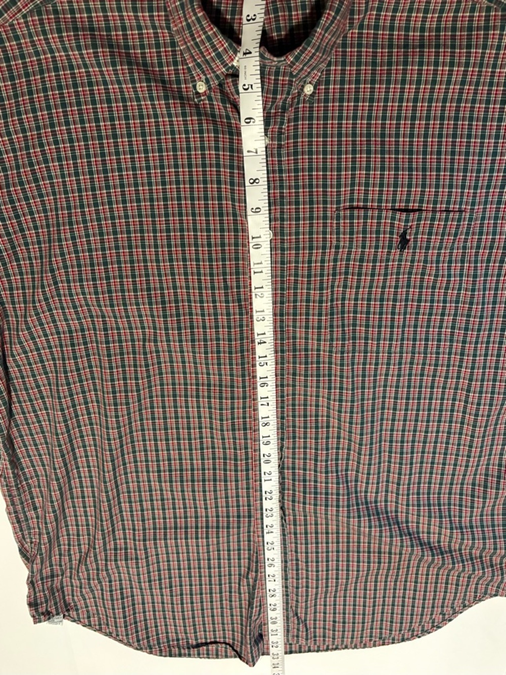 Polo by Ralph Lauren Short-Sleeve Plaid Button-Down Shirt, Blake Style, Sz XL - Picture 7 of 10